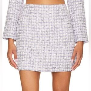 Favorite daughter NWT First Wife Tweed Mini Skirt size 6